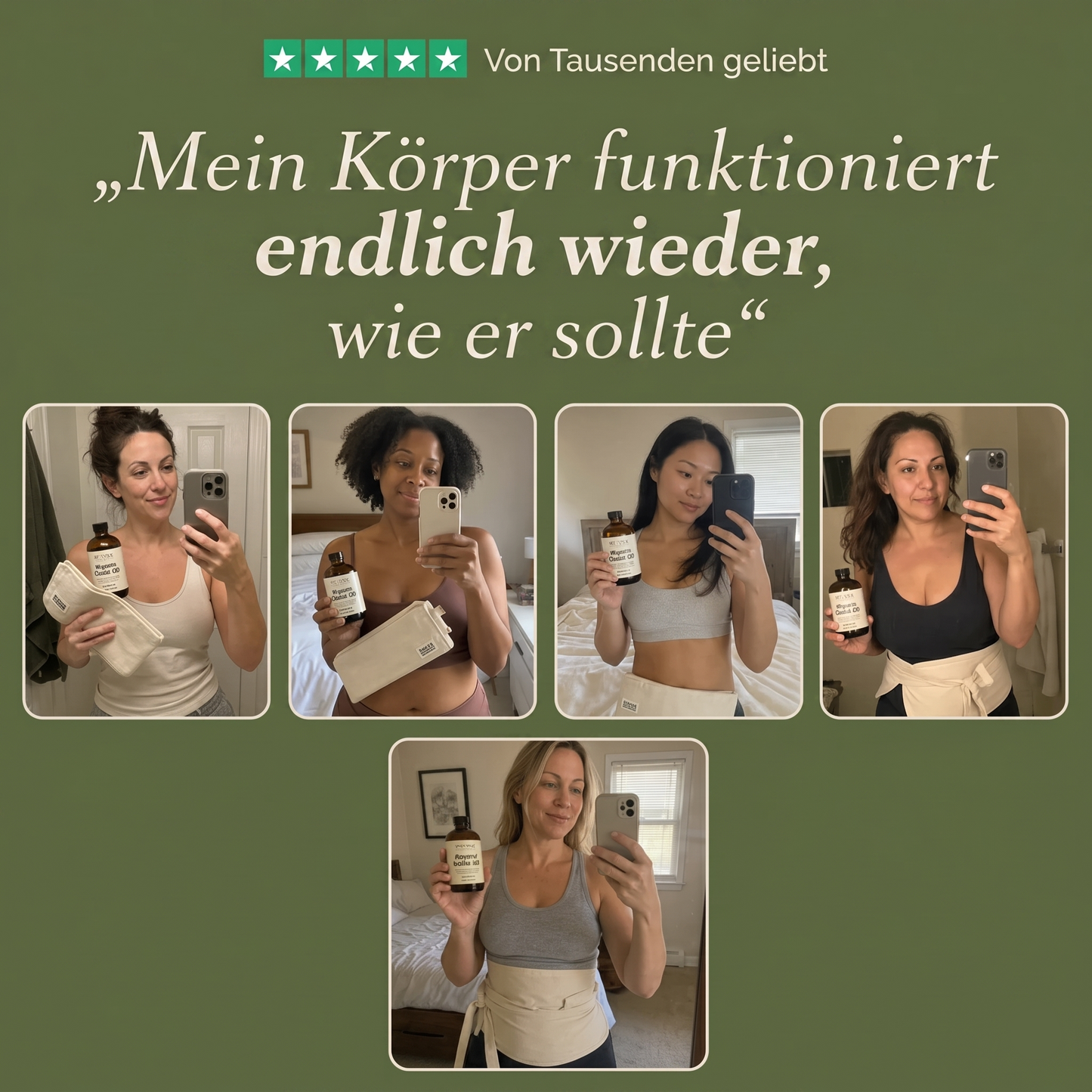 Der Rizinusöl-Detox-Wickel
